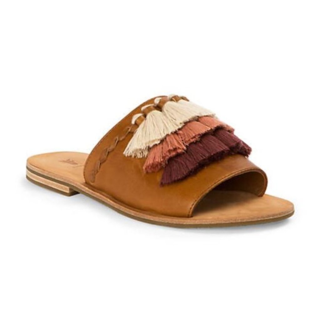 Frye Riley Tassel, Tan, sz 7.5